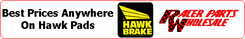 Racer Parts Wholesale - Hawk Brake Pads